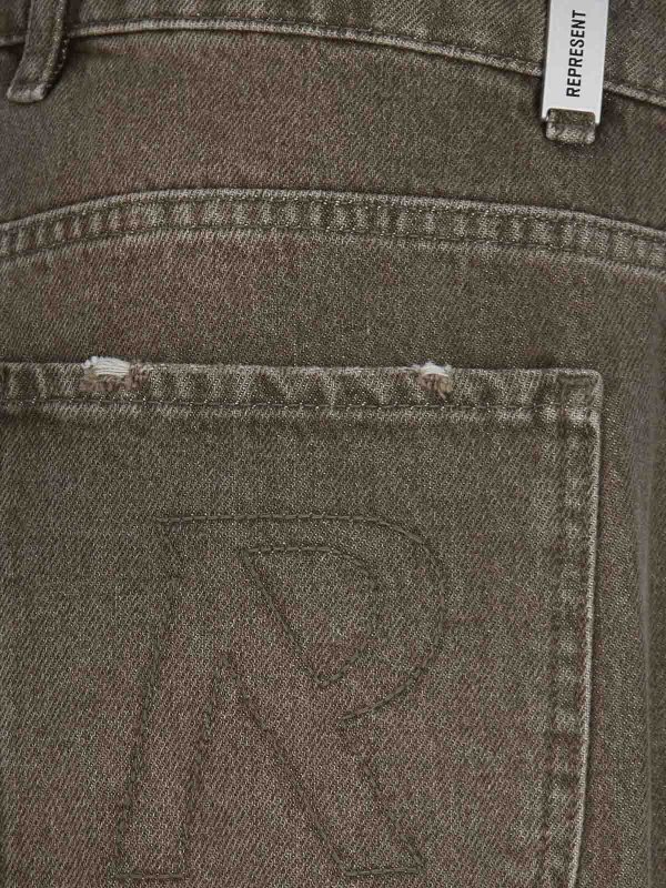 The Best Shops REPRESENT: Jeans à jambe droite - Jean Droit - Vert Foncé