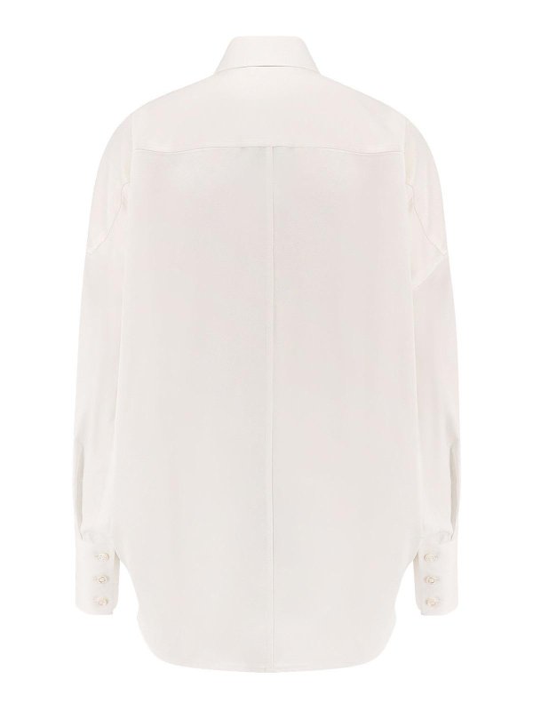 STELLA McCARTNEY: casual jackets online - Oversized Satin Shirt