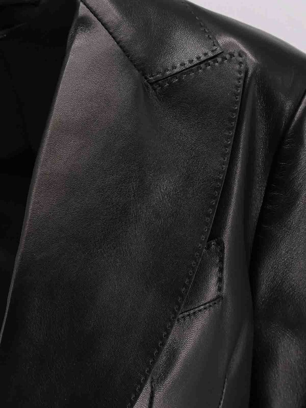 The Best Shops TOM FORD: Chaquetas de cuero - Chaqueta De Cuero - Negro