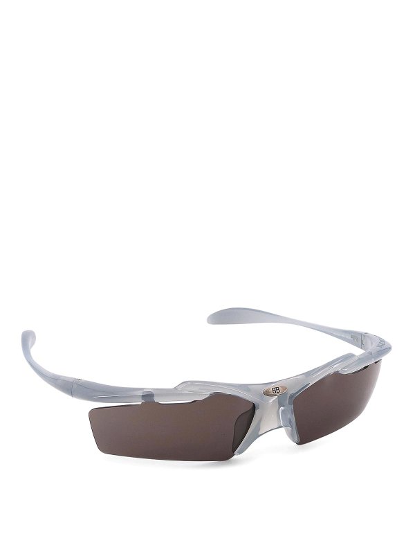 BALENCIAGA: Lunettes de soleil online - Lunettes De Soleil - Gris