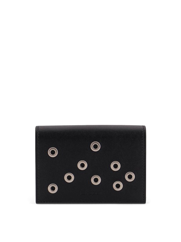 JIL SANDER: wallets & purses - Leather card holder