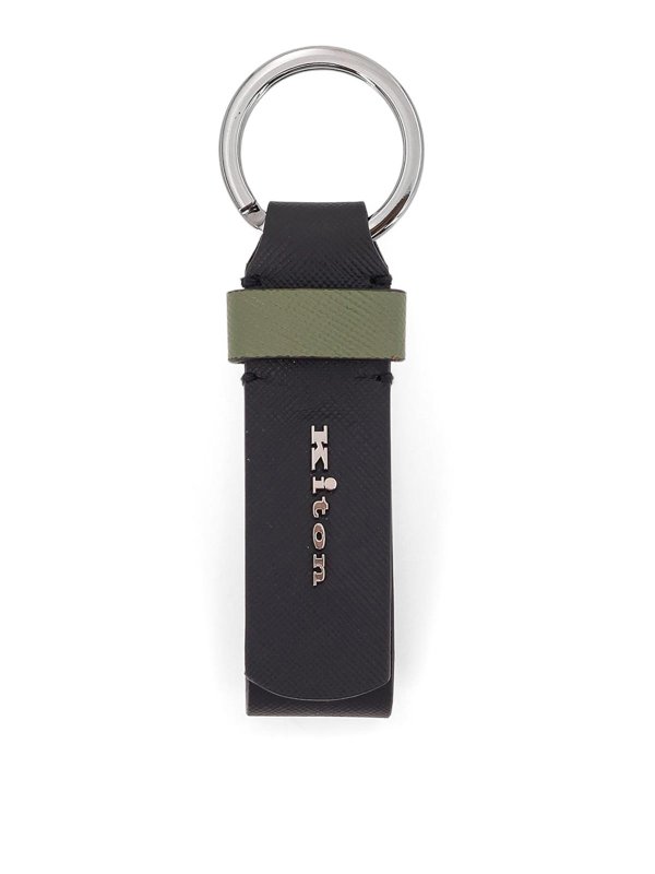 KITON: key holders - Leather key ring