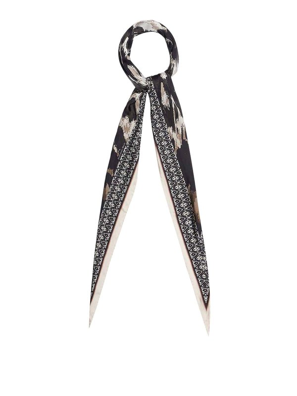 PIERRE-LOUIS MASCIA: Stoles & Shawls - Silk scarf with print