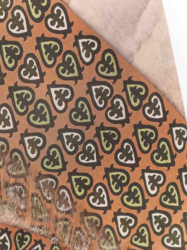 PIERRE-LOUIS MASCIA: Stole & Scialli online - Foulard In Seta Con Stampa
