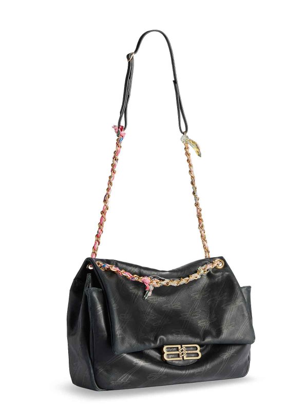 BALENCIAGA: shoulder bags online - Darling Leather Shoulder Bag