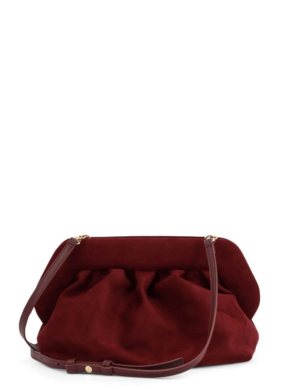 THEMOIRè: shoulder bags online - Bios Suede Shoulder Bag