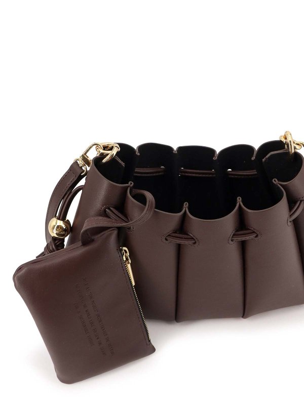 Bolso Clutch - Marrón Oscuro shop online: THEMOIRè