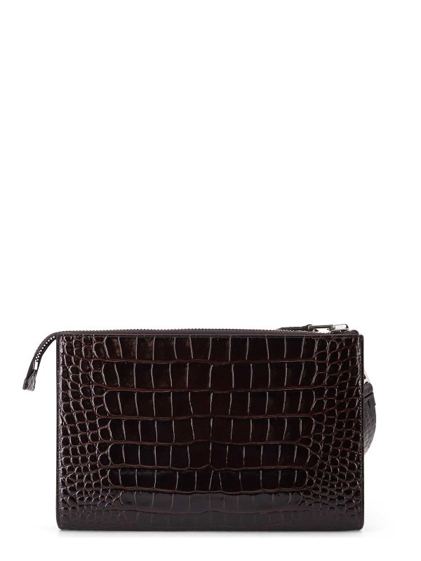 TOM FORD: Bolso clutch online - Bolso Clutch - Marrón