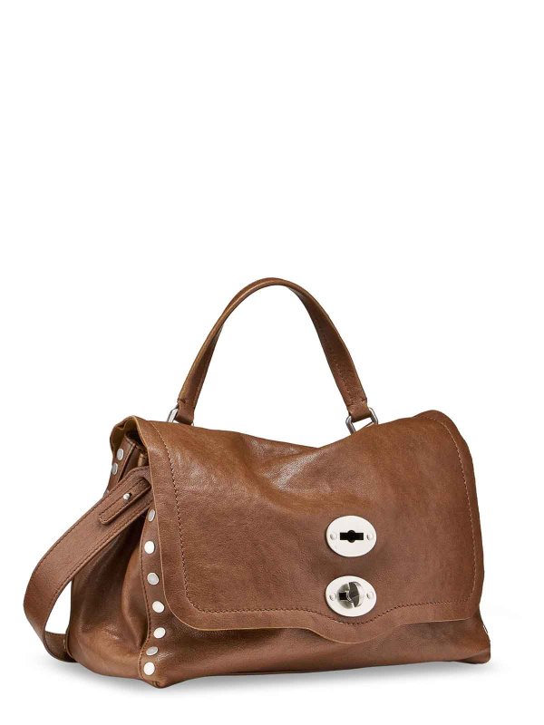 The Best Shops ZANELLATO: shoulder bags - Postina Leather Shoulder Bag