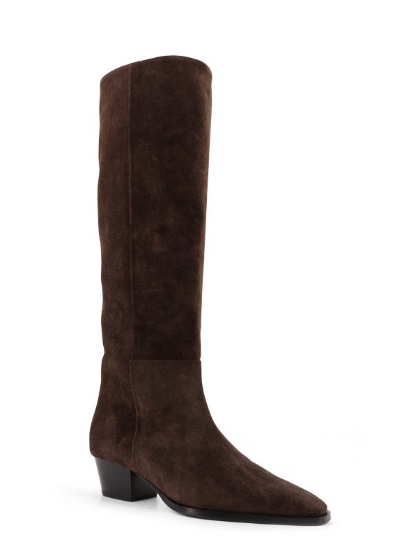 AEYDE: boots online - Medea Suede Boots
