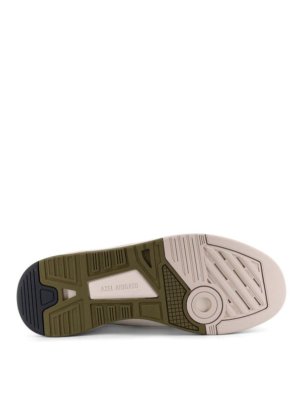 Low-Top Clay Sneakers In Leather And Suede shop online: AXEL ARIGATO