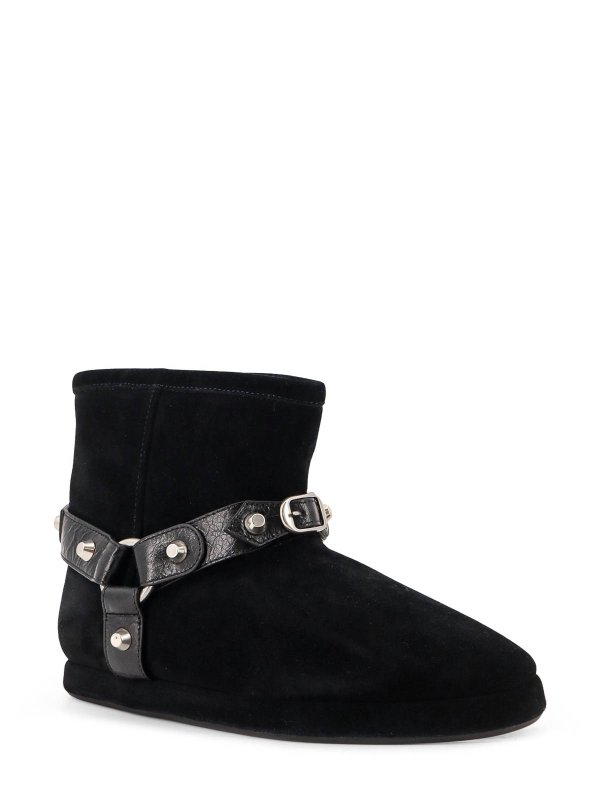 BALENCIAGA: ankle boots online - Alaska Soft Bootie Boots In Leather And Wool