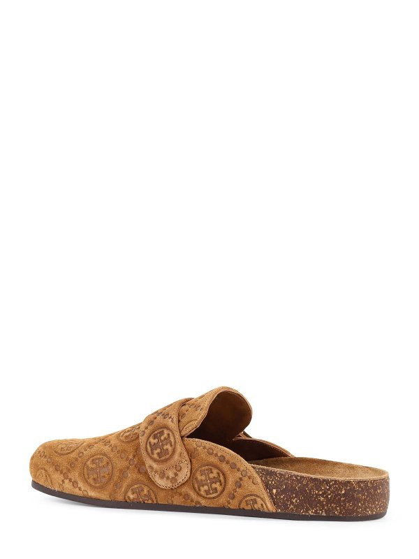The Best Shops TORY BURCH: mules shoes - T Monogram Mellow Mule In Suede Jacquard