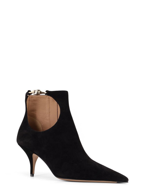 FERRAGAMO: ankle boots online - Agia 70 Suede Ankle Boots