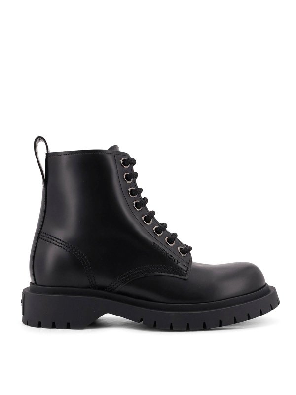 GIVENCHY: ankle boots - Leather Ankle Boots