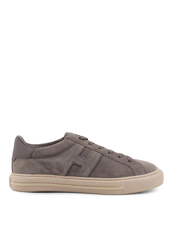 HOGAN: trainers - Sneakers Low-Top H691 Allacciato H In Suede