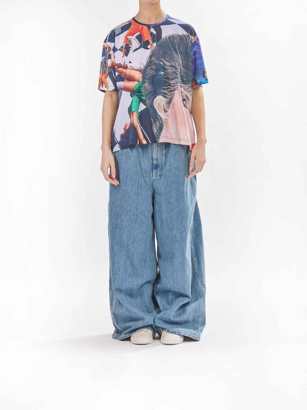 SUNNEI: t-shirts online - Over T-Shirt Brigitte Print