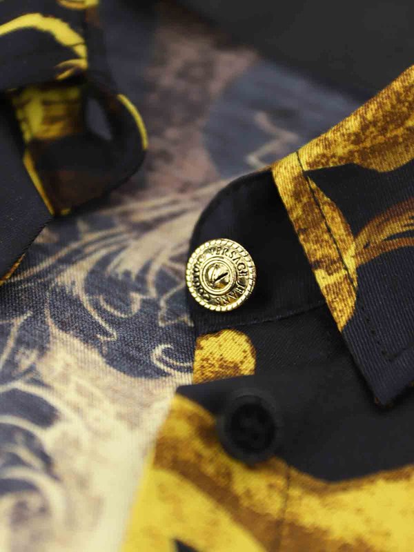 Baroque Twill Shirt shop online: Versace Jeans Couture