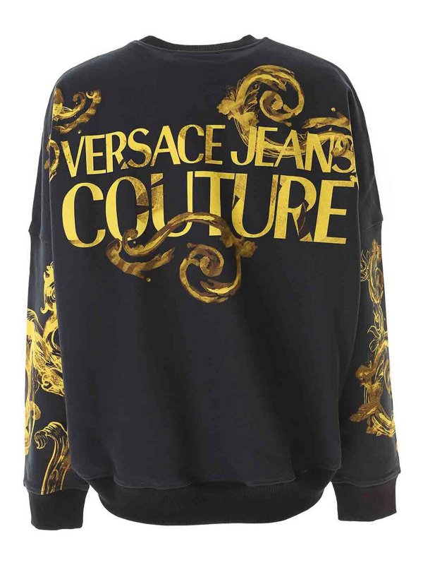 Versace Jeans Couture: Sudaderas y suéteres online - Sudadera - Negro