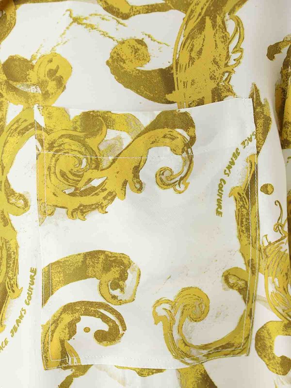 シャツ - 白 shop online: Versace Jeans Couture