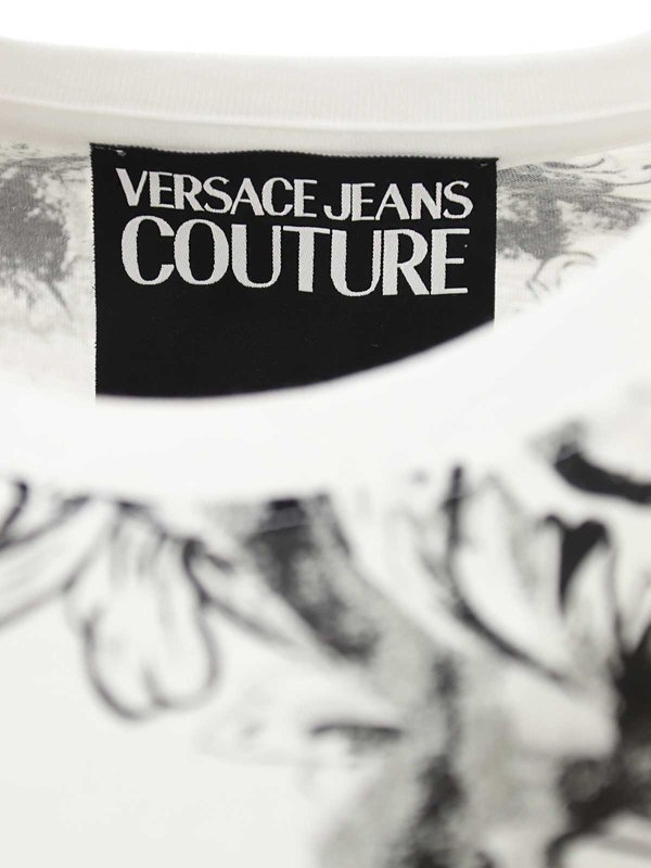 The Best Shops Versace Jeans Couture: t-shirts - Watercolor Baroque Tshirt