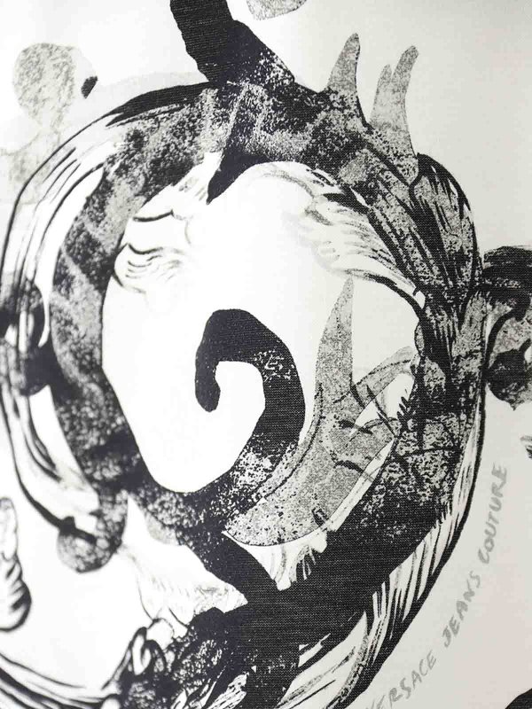 Watercolor Baroque Tshirt shop online: Versace Jeans Couture