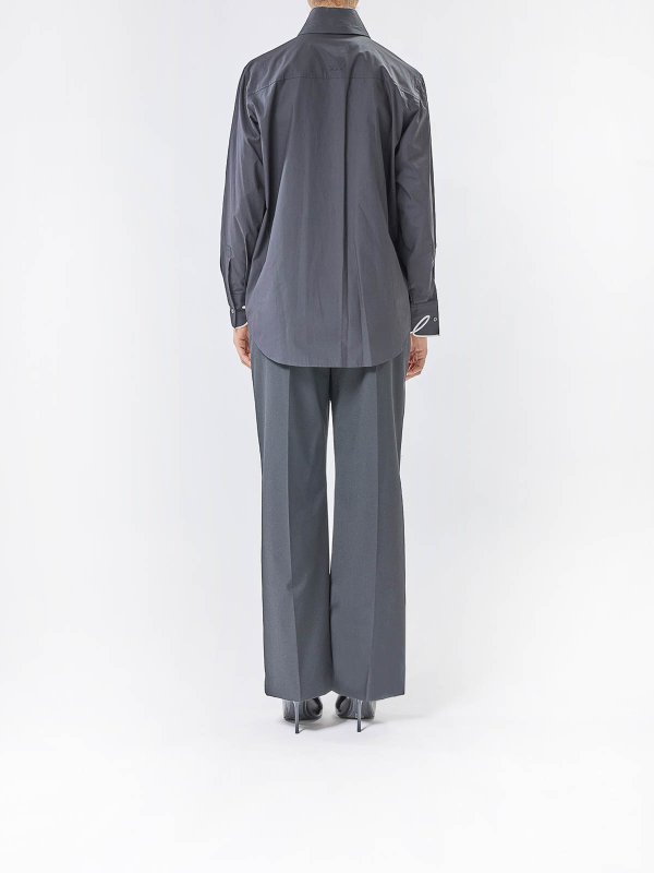 Signature Cuff Poplin Shirt shop online: KARL LAGERFELD