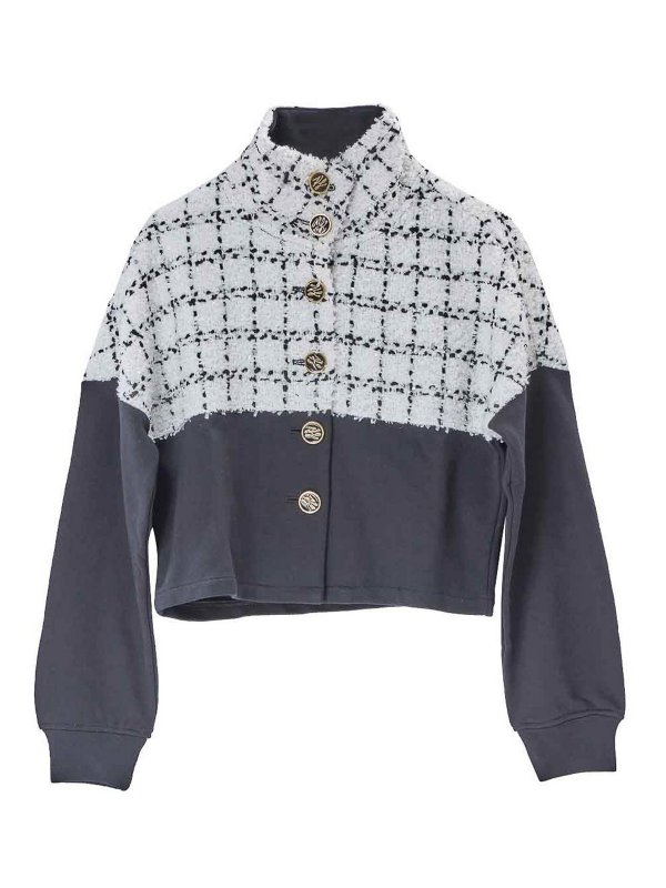 KARL LAGERFELD: casual jackets - Boucl Mix Jacket