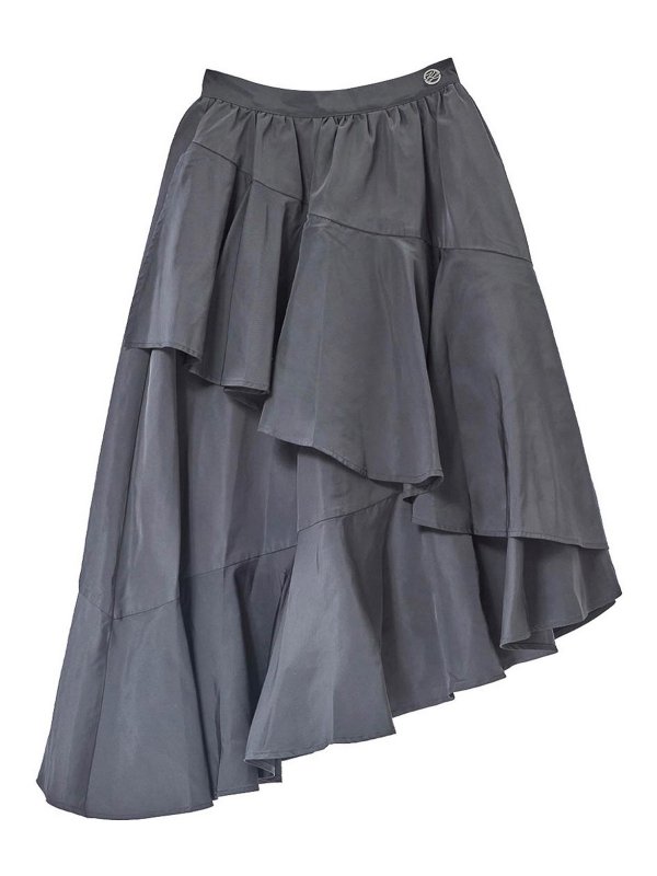 KARL LAGERFELD: Knee length skirts & Midi - Voluminous Ruffle Skirt