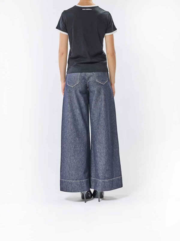 Ikon Patch Slim T-Shirt shop online: KARL LAGERFELD