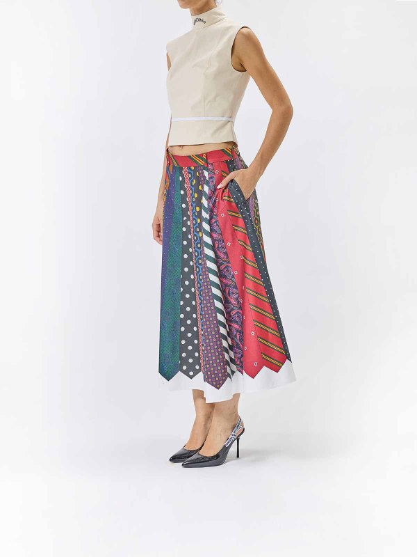 The Best Shops MOSCHINO: Knee length skirts & Midi - Skirt Ties