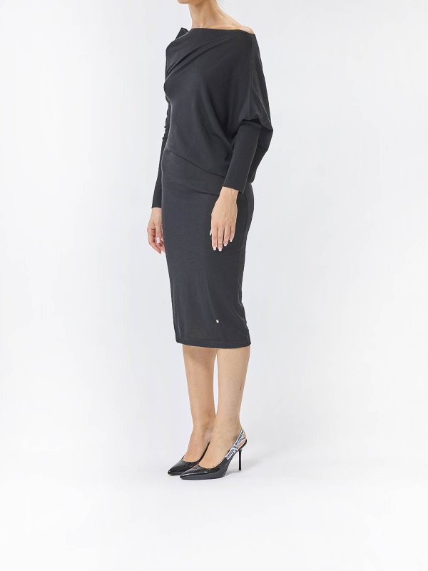 The Best Shops MOSCHINO: Vestidos media pierna - Vestido Midi - Negro