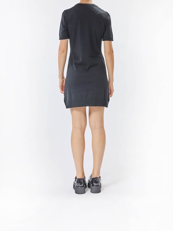 Vestido Midi - Negro shop online: MOSCHINO