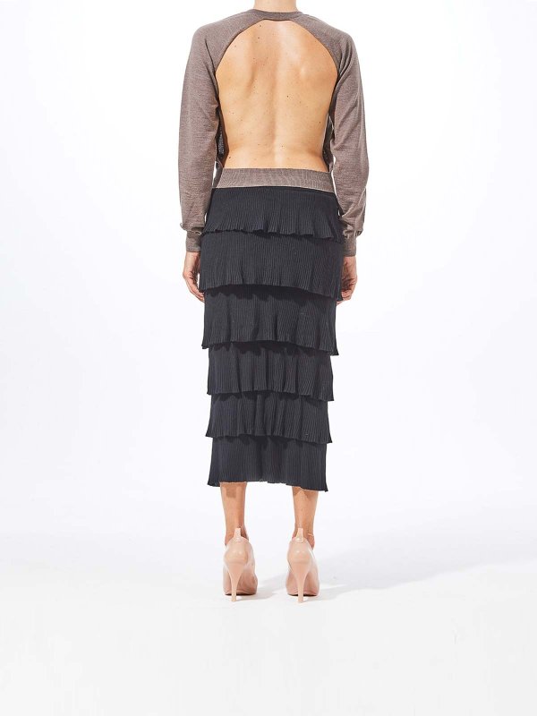 Cardigan - Beige shop online: MOSCHINO