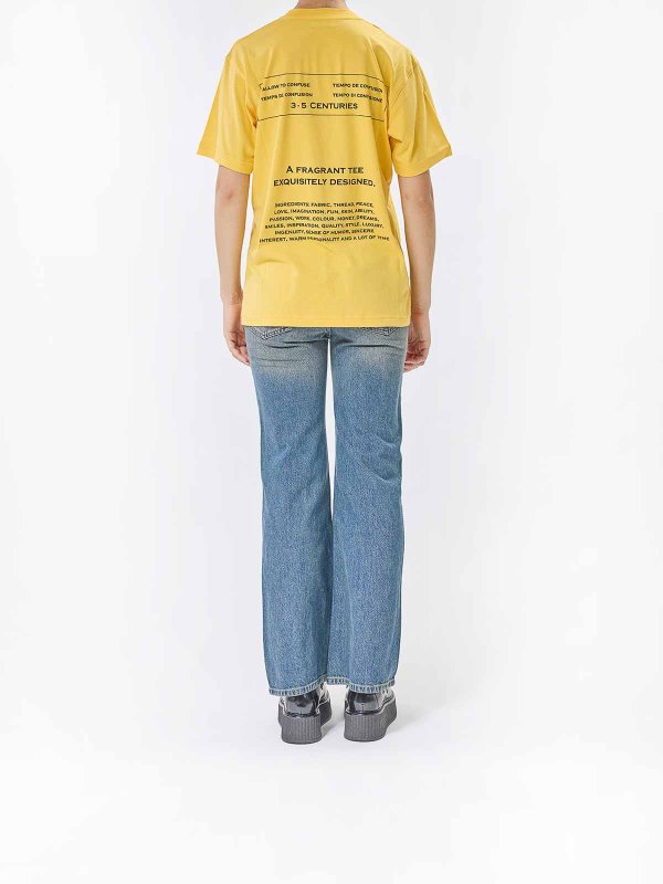 Pearl Grey T-Shirt shop online: MOSCHINO