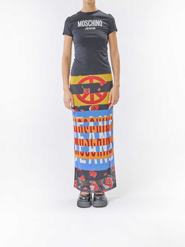 MOSCHINO JEANS: Knielange und Midi Röcke online - Midirock - Bunt