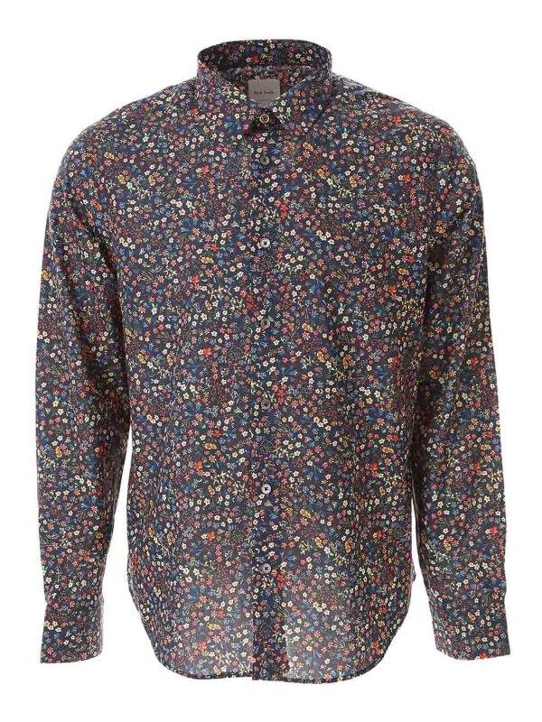 PAUL SMITH: shirts - Flower Slim Fit Shirt