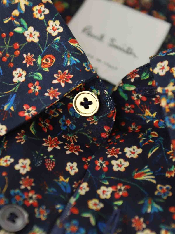 PAUL SMITH buy online Flower Slim Fit Shirt