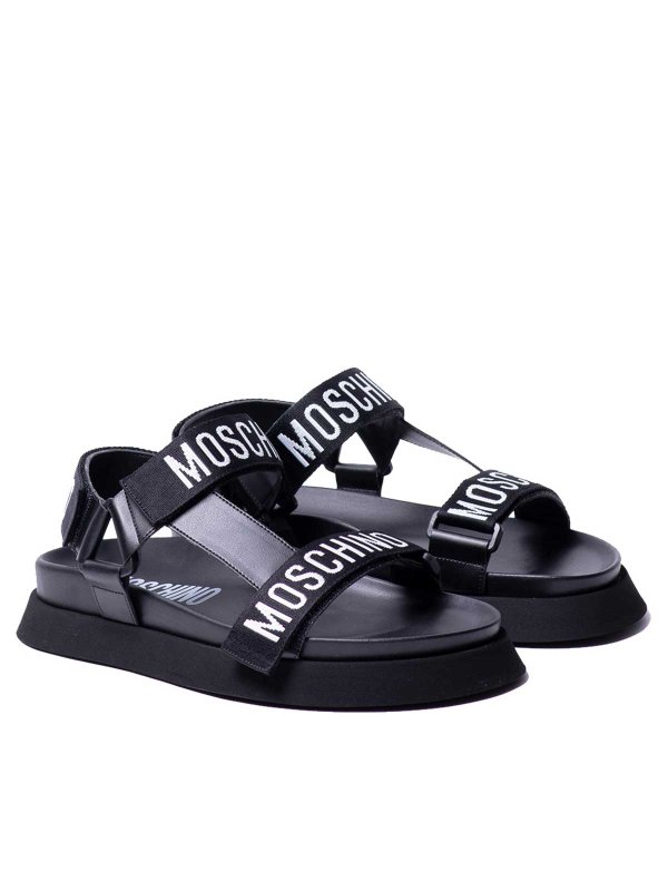 MOSCHINO: Sandalias online - Sandalias - Negro