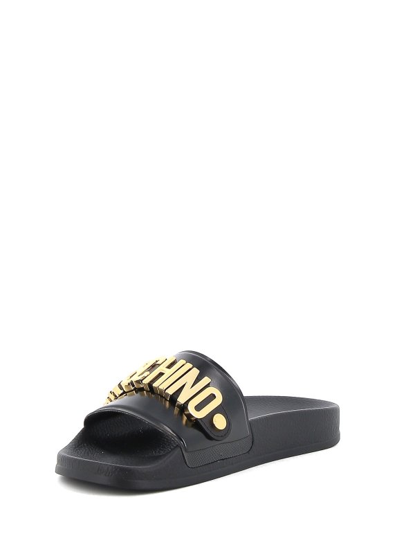 The Best Shops MOSCHINO: Sandalen - Sandalen - Schwarz
