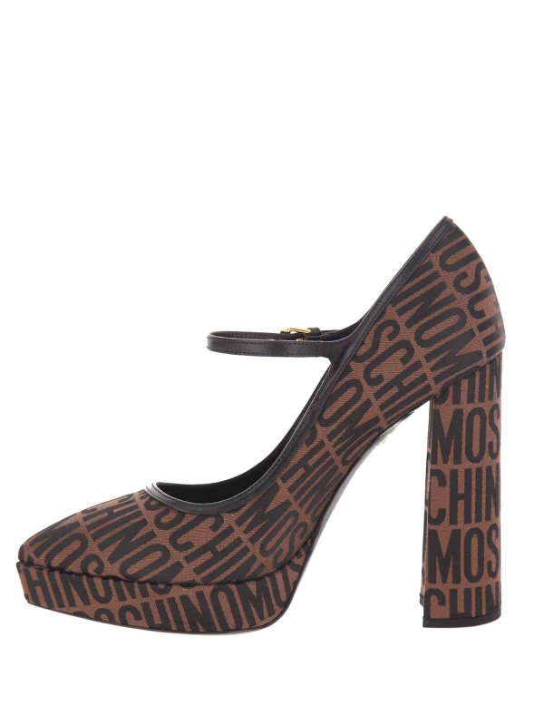The Best Shops MOSCHINO: flat shoes - Mary Jane logo