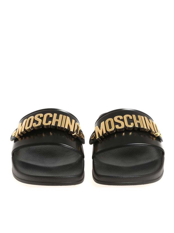 The Best Shops MOSCHINO: Tongs - Tongs - Noir