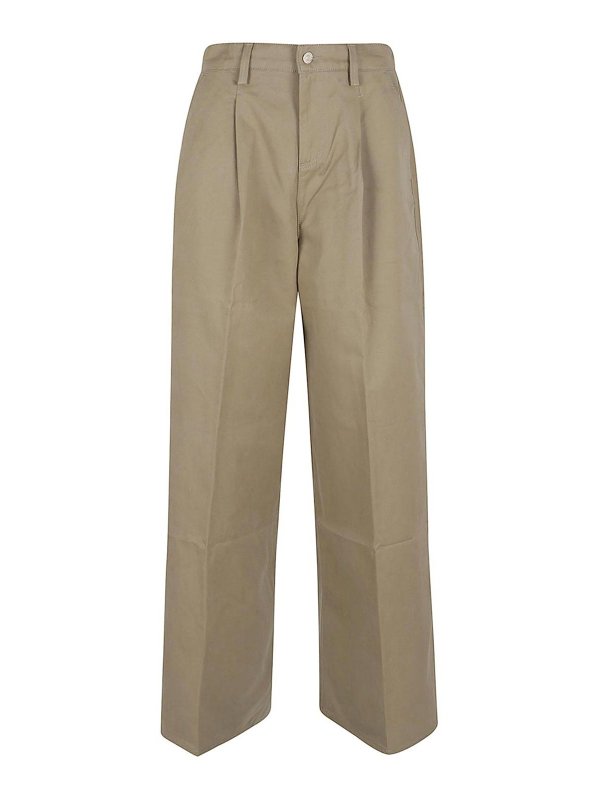 7 FOR ALL MANKIND: pantaloni casual - Pantaloni larghi a pieghe