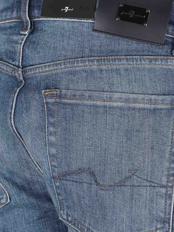 7 FOR ALL MANKIND: Jeans skinny online - Jean Skinny - Bleu