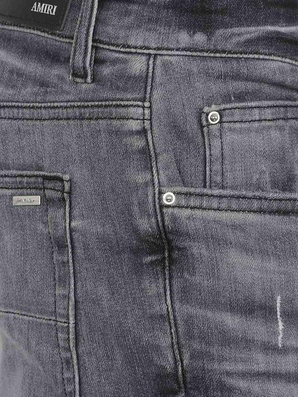 AMIRI: straight leg jeans online - Suede Mx1 Jean