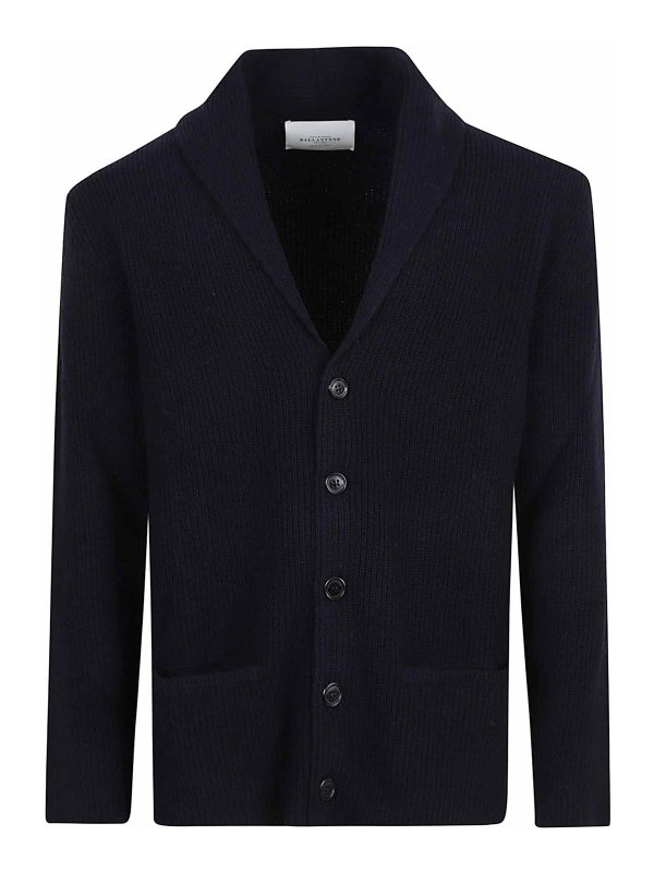 BALLANTYNE: Cardigans - Cardigan - Bleu Foncé