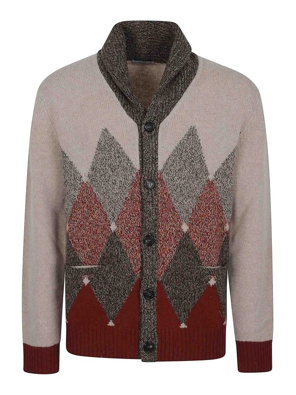 BALLANTYNE: cardigans - Shawl Neck Cardigan