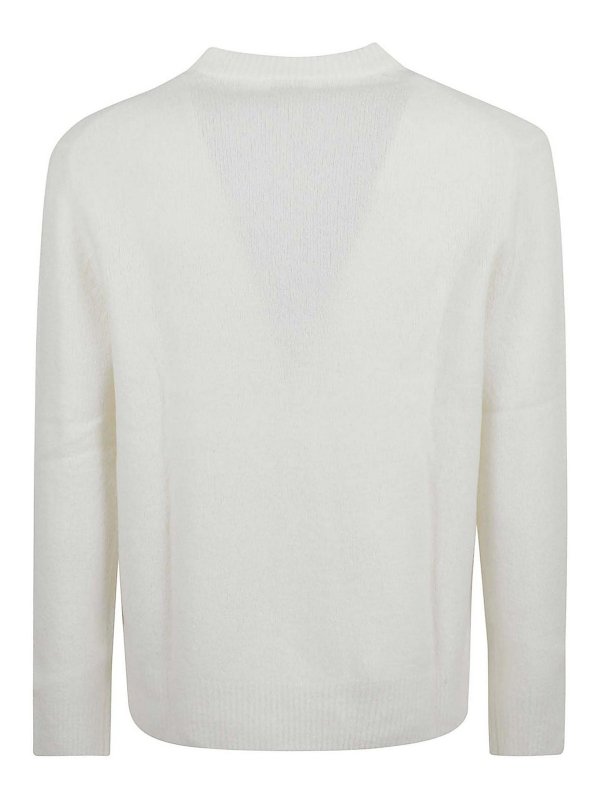 BALLANTYNE: Suéteres con cuello pico online - Suéter Cuello Redondo - Blanco