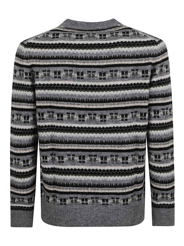 BALLANTYNE: crew necks online - R Neck Pullover