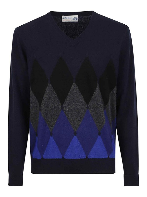 BALLANTYNE: v necks - V Neck Pullover